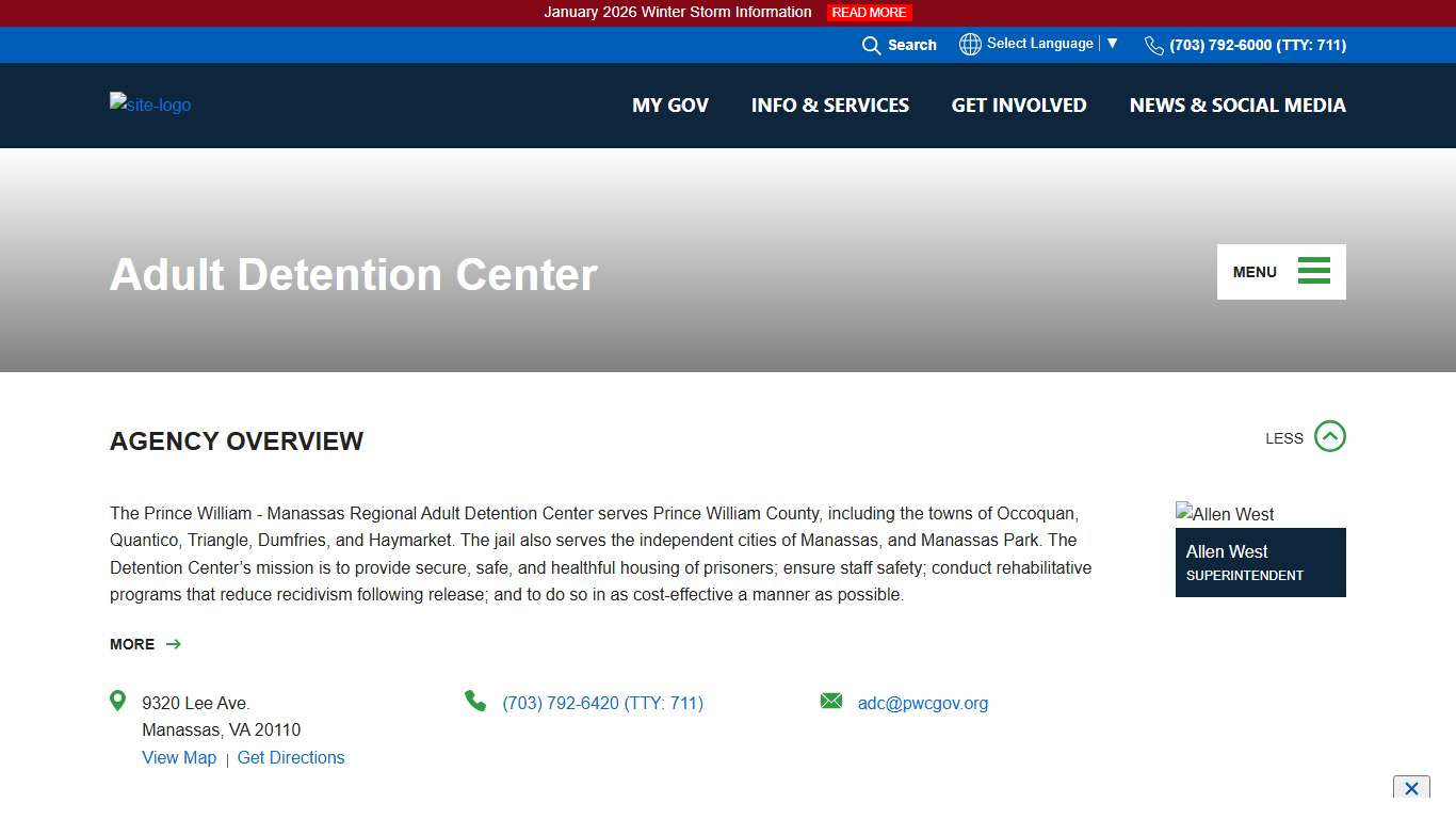 Adult Detention Center